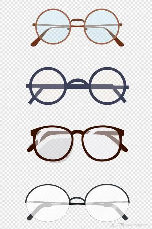 四款圆框眼镜元素模板下载-编号2062201-众图网