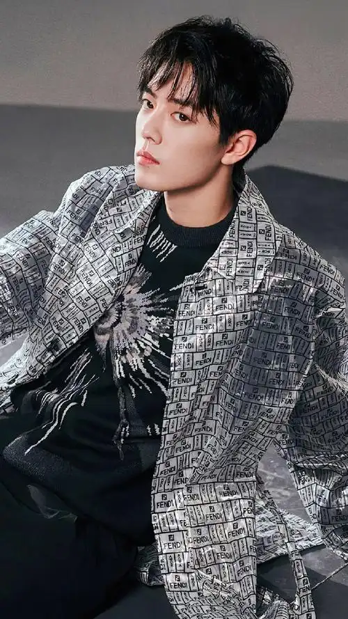 肖战冷峻帅气写真手机壁纸