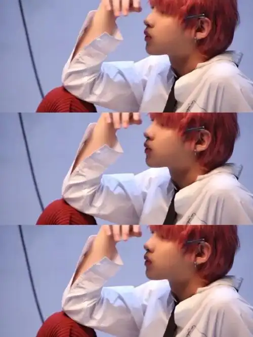 黄明昊樱花粉发色