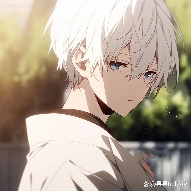 动漫男头|白毛少年