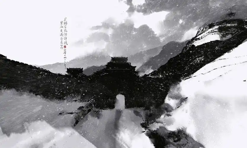 有那些古风黑白色的壁纸