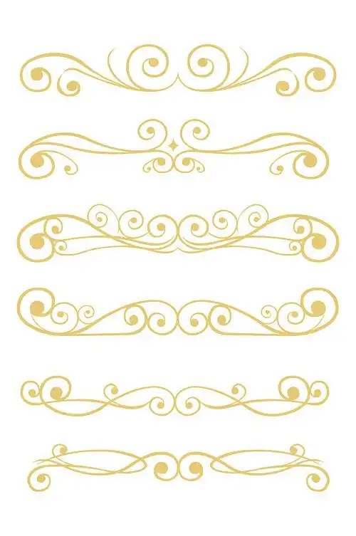 条纹线条花纹边框