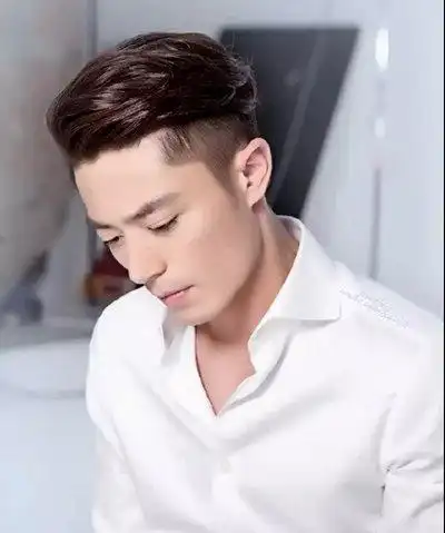 霍建华短发背头发型