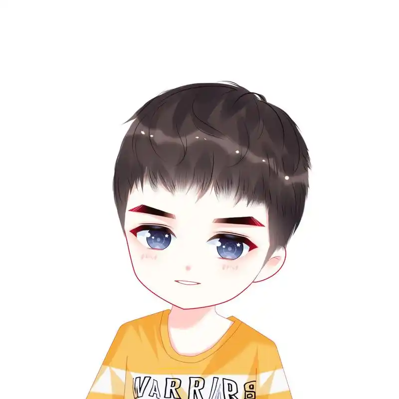 帅气的男生卡通头像 q版头像 男生手绘头像可爱卡通头像