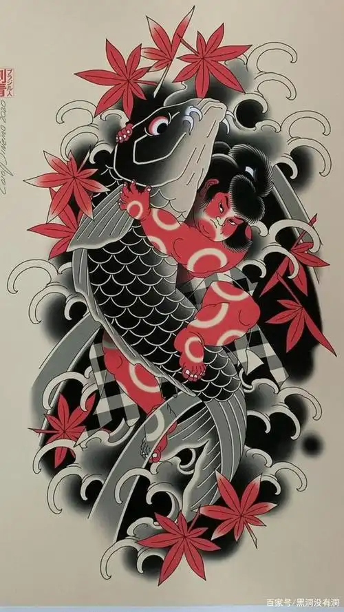日式纹身手稿收集分享,相信你在需要的时候不要满网的去找,收藏