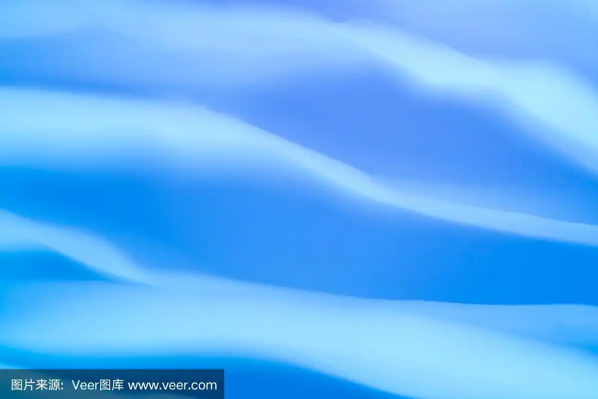 天蓝色的纸层背景模糊丝一样的效果