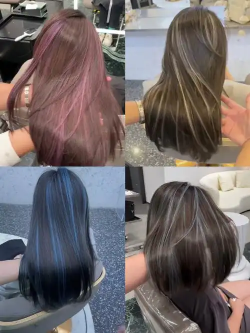 法式挑染随意染一款都洋气的挑染发色