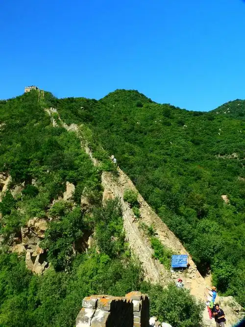 响水湖景区的长城