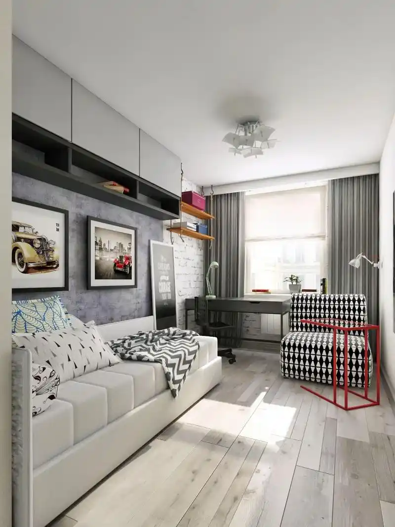 男中学生的房间软装怎么装? 家里的公子长大上中学了,那么他的 - 抖音