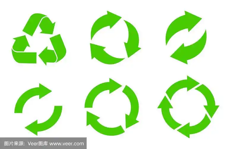 循环利用,符号,矢量,绘画插图,图标