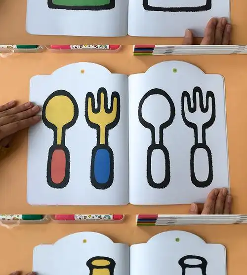 幼小衔接儿童画画本03岁宝宝涂色书幼儿园涂色绘本绘画本填色本图画本