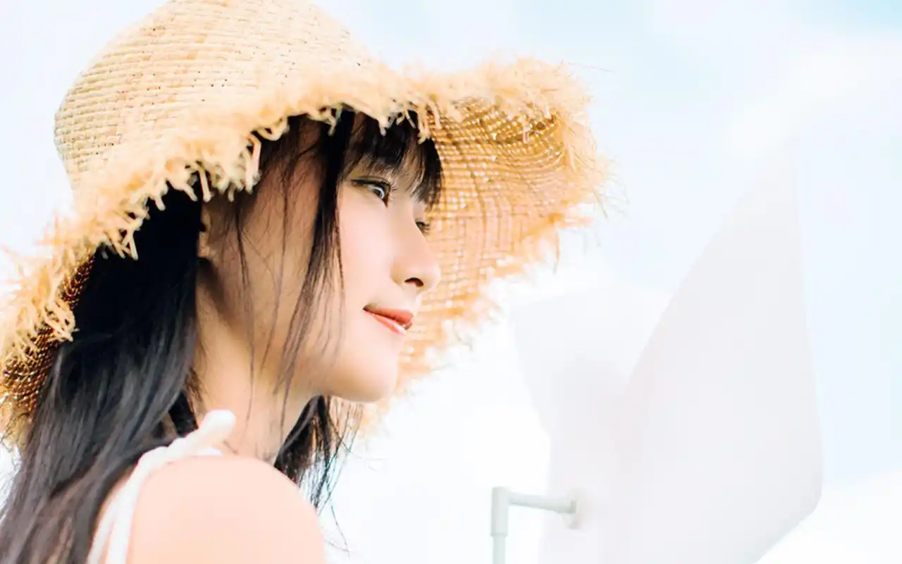 日系美女清新写真图片桌面壁纸高清大图预览1920x1200_美女壁纸下载