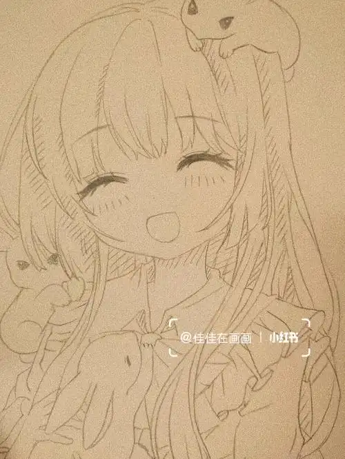 画画的日常  #动漫手绘  #动漫  #动漫分享  #手绘头像