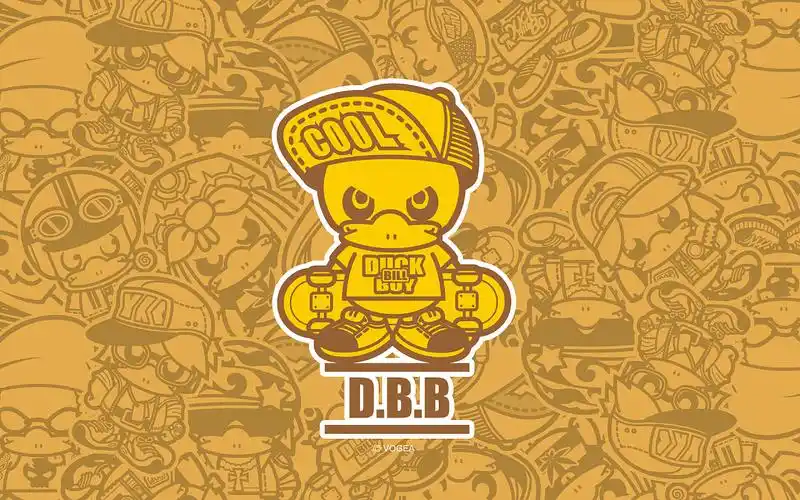 鸭嘴兽男孩之潮流嘻哈系列壁纸