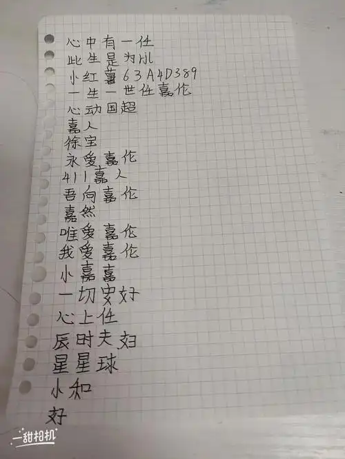 这是小红书每个群里面的任嘉伦的粉丝名.