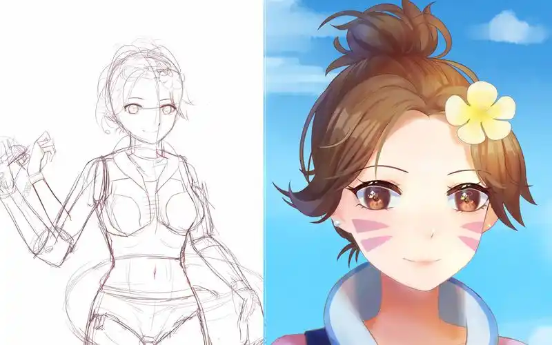 【板绘】守望先锋d.