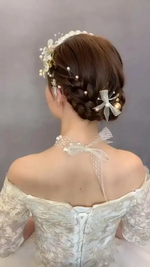 简约韩式编发发型教程两个步骤一看就会