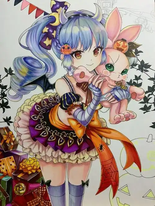 画画  #二次元  #马克笔手绘  #马克笔画