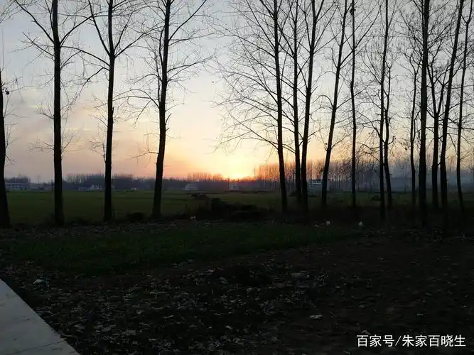 难得一见的农村傍晚,看看有你的记忆吗