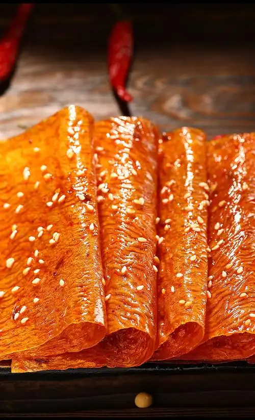 老式大辣片网红儿时怀旧小吃手撕辣片麻辣豆皮休闲零食大辣片80g2包