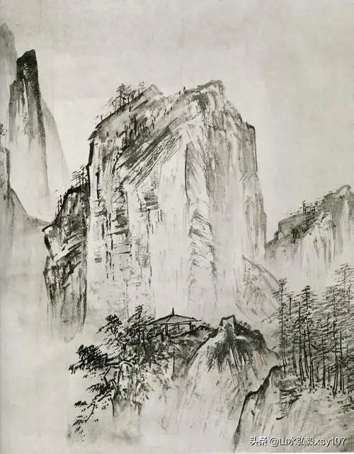 夏圭山水画如此完美其拖泥带水皴就让无数人顶礼膜拜