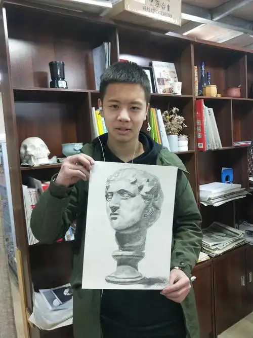 寒假班素描彩绘班考级学生作品集