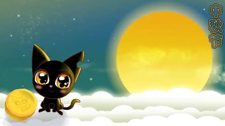 可爱卡通猫咪高清电脑壁纸