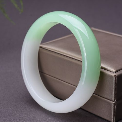 天然新疆和田玉玉镯子女款天然a货和田玉手镯玉石镯子包邮玉手镯