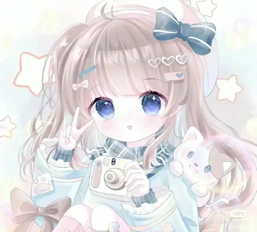 可爱头像女卡通呆萌 #仙气女生头像 #绝美壁纸  - 抖音