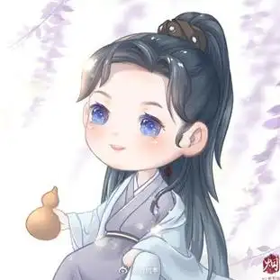 山河令[超话]##古风插画#古风头像超话山河令q版头像世界上最可暗的