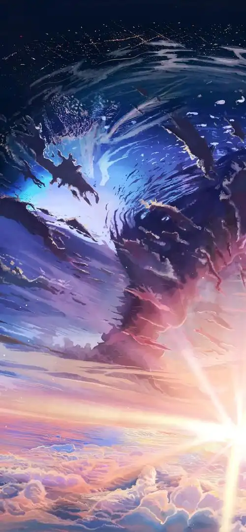 二次元卡通场景高清手机壁纸