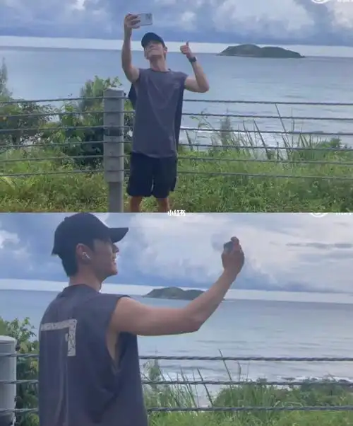 海边,拾贝,要啥同款都有#肖战   #肖战同款   #肖战的小飞侠