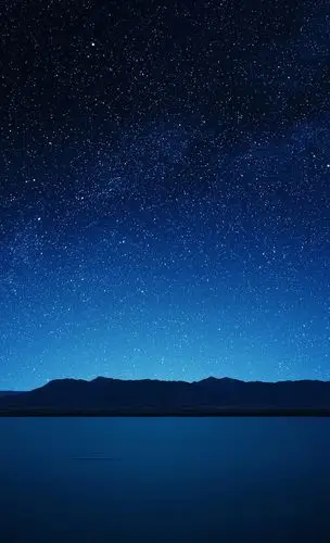 蓝色星空h5背景