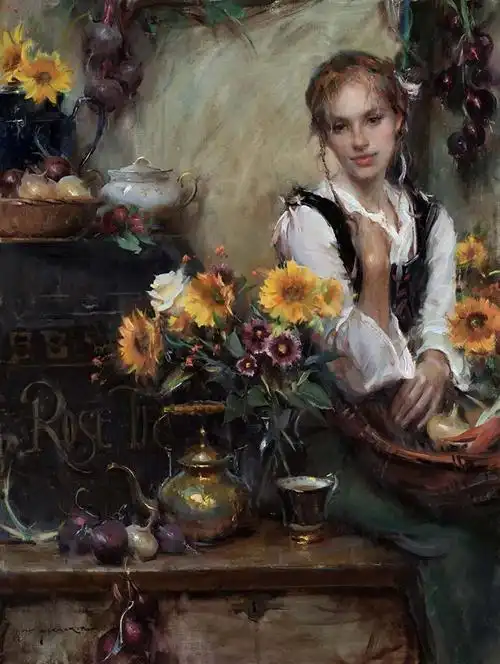 美国画家丹尼尔格哈茨的油画艺术作品欣赏