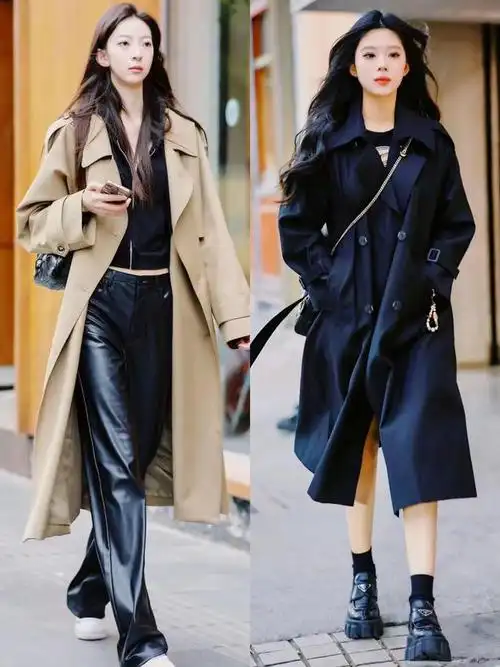 跟上海博主这样穿,优雅文艺又减龄|风衣|西装|穿搭|版型|上海市|针织