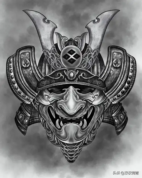鬼武士纹身手稿推荐一组