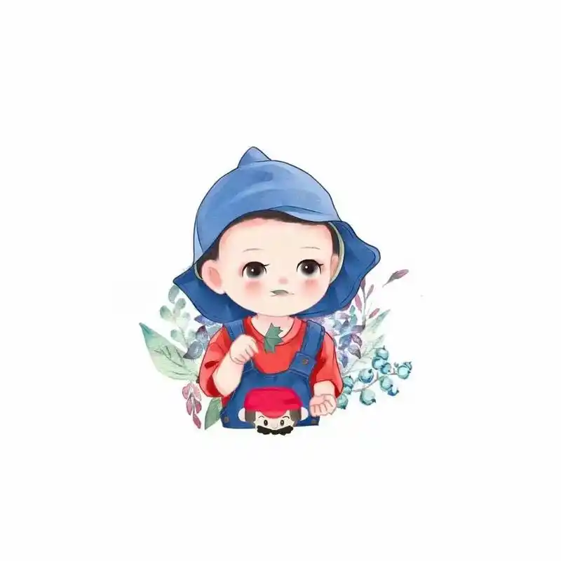 可爱手绘卡通萌娃头像宝宝头像 每个宝宝都是妈妈的天使9899 给