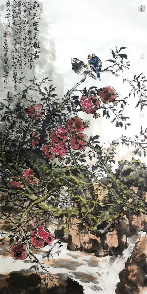 名家风采著名画家曹瑞华花鸟画作品欣赏