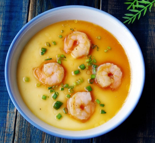 虾仁蒸蛋 _微海汇