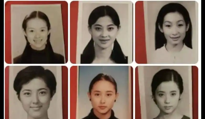 原创章子怡25年前清纯学生证件照曝光网友同级同学颜值更高