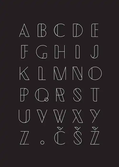 24英文字母设计