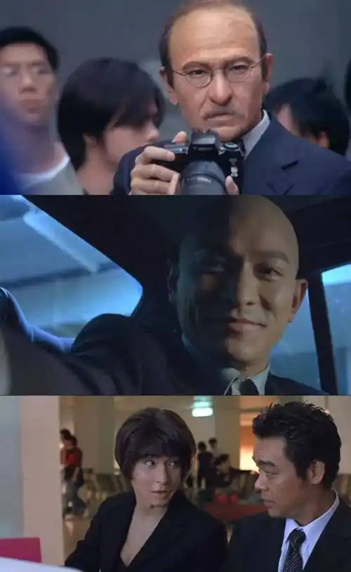 刘德华固有的偶像标签,特意为他安排了三场变装戏,包括老年妆,光头