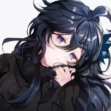 动漫紫系少女头像可爱