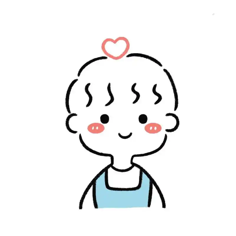 手残党学简笔画附教程7315可爱男孩头像 - 抖音