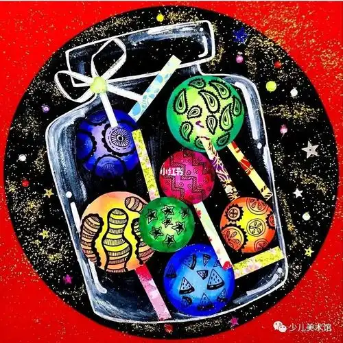 创意美术棒棒糖第172幅
