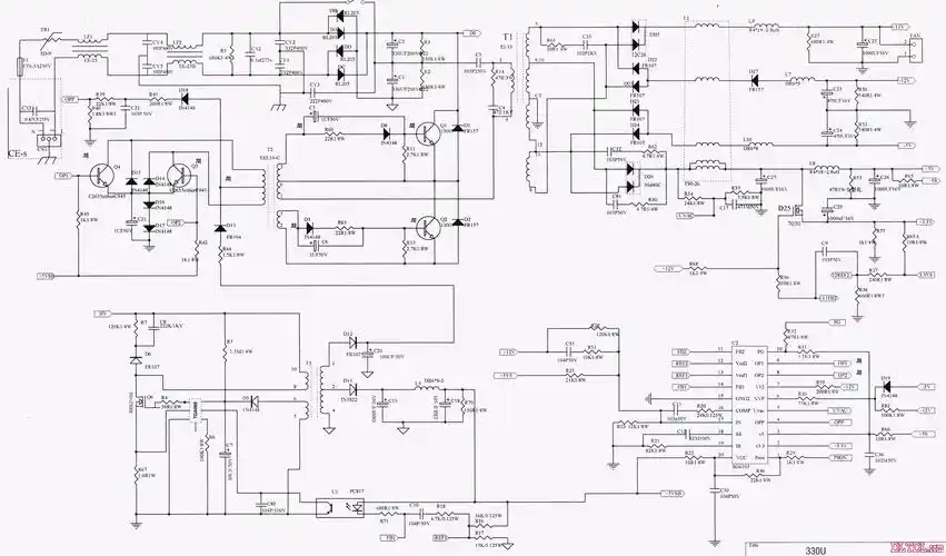 sg6105tda865开关电源电路原理图
