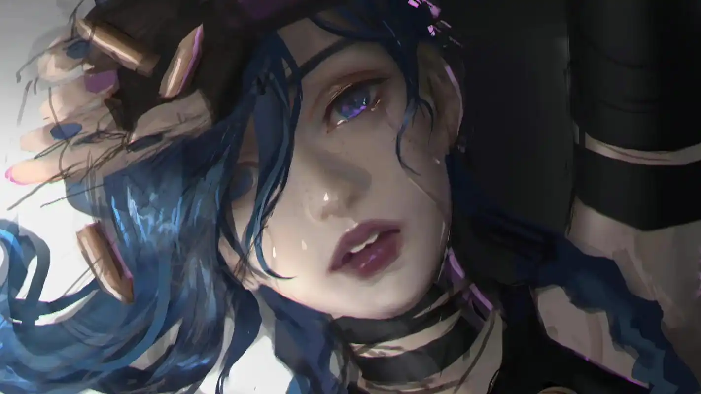 金克丝的含义就是金克丝#lol #电脑壁纸 #壁纸 #唯美壁 - 抖音