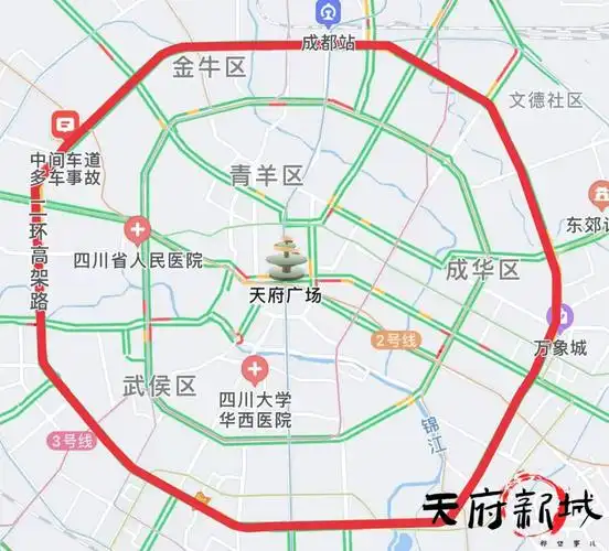 成都是如何一步步发展到七环的?_都市_城市_未来