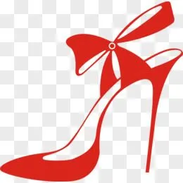 装饰红色高跟鞋和埃菲尔铁塔pngeps卡通高跟鞋png红色女士皮鞋png红色