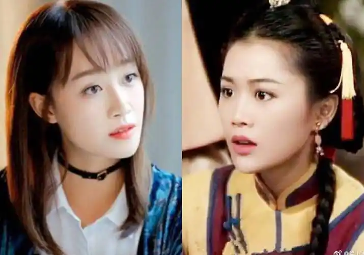 同是正脸杀侧脸垮,蓝盈莹和梁小冰差的是女主脸还是女主命_表情_时尚
